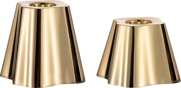 Κηροπήγια Iittala Aalto 50mm και 65mm ορείχαλκος 2 τεμ.