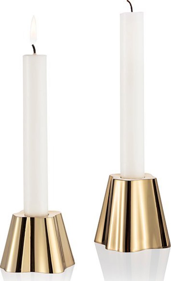 Κηροπήγια Iittala Aalto 50mm και 65mm ορείχαλκος 2 τεμ.