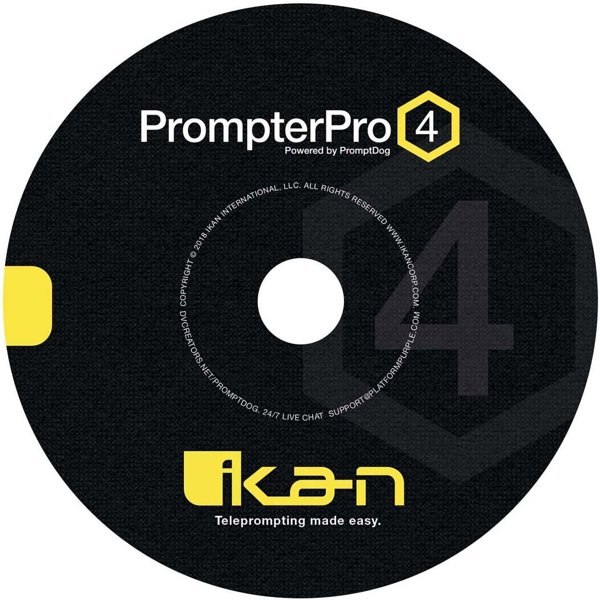 Ikan PrompterPro 4 Λογισμικό Τηλεπρομηθευτή για PC & Mac