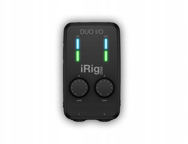 IK Multimedia iRig Pro DUO I/O - Επαγγελματική Διεπαφή Ήχου 2 Καναλιών για PC, Mac, iOS & Android