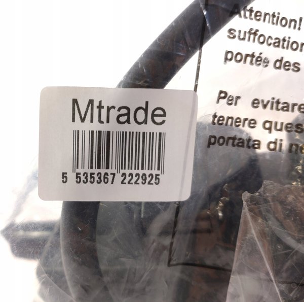 Προέκταση 1 υποδοχής 10m με γείωση 3x1.5 mm2 IP44 με λαστιχένια μόνωση, μαύρο