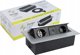 Πολύπριζο ενσωματωμένο στο έπιπλο KOMBI BOX, 2x Schuko, 1x USB, 1x USB-C, με γκρι πλαίσιο, καλώδιο 3m