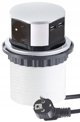 Πολύπριζο τοποθετημένο σε έπιπλο, TETRA BOX, 3x Schuko, 2x USB, με καλώδιο μήκους 1.4m, μαύρο