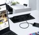 Προέκταση ενσωματωμένη στο έπιπλο KOMBI BOX, 2x Schuko, 1xUSB, 1x USB-C, με καλώδιο μήκους 3m, μαύρο