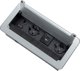 Πρίζα τοποθετημένη σε έπιπλο INBOX, 2x Schuko, 1x USB A, 1x USB-C, HDMI, RJ45, με καλώδιο μήκους 1.5m, ασημί χρώματος