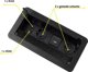 Πολύπριζο ενσωματωμένο σε έπιπλο INBOX, 2x Schuko, 1x USB A, 1x USB-C, HDMI, RJ45, με καλώδιο μήκους 1.5m, μαύρο