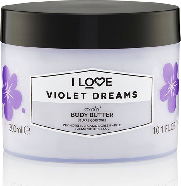 I LOVE_Αρωματικό Βούτυρο Σώματος Violet Dreams 300ml