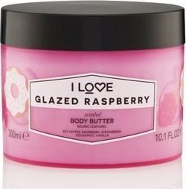 I love Kūno sviestas I Love Glazed Raspberry 300 ml