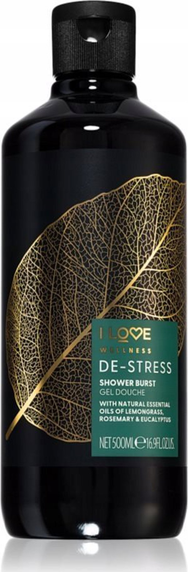 I love I Love, Wellness De-Stress, Vegan, Rosemary, Eucalyptus & Lemongrass, Cleansing, Shower Gel, For All Skin Types, 500 ml Unisex