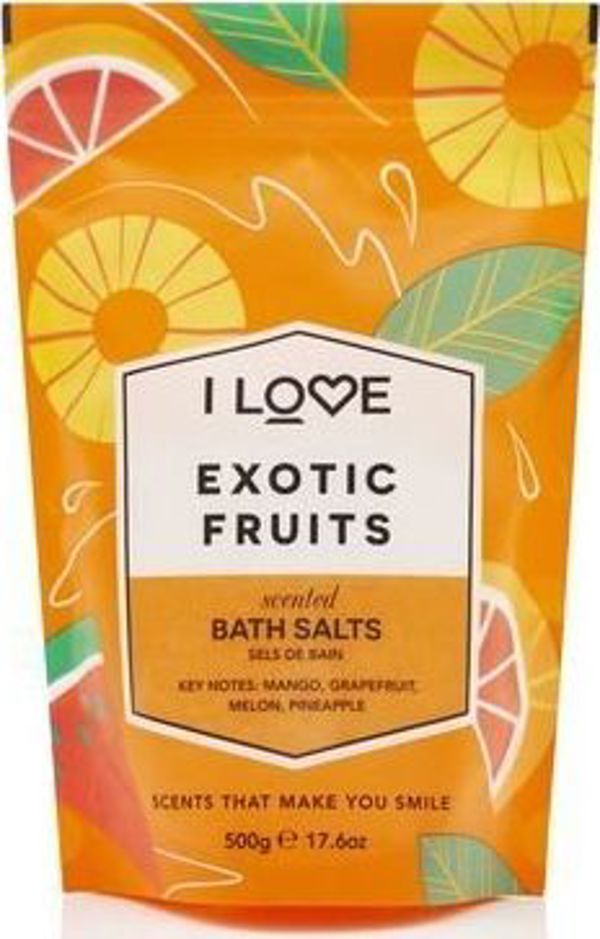 I love Άλατα μπάνιου Exotic Fruit 500g