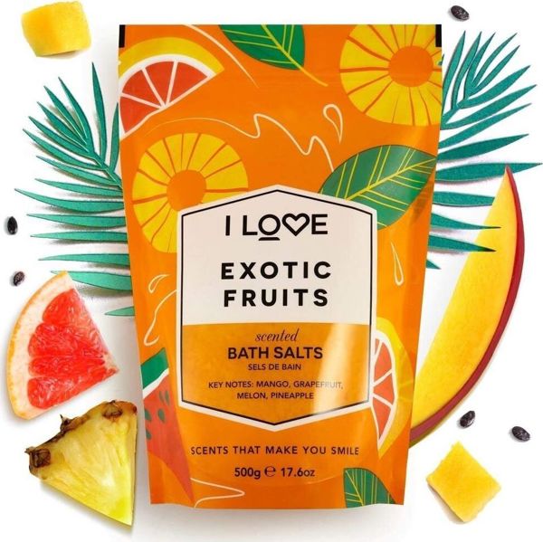I love Άλατα μπάνιου Exotic Fruit 500g