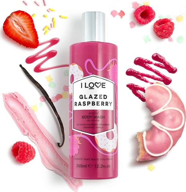 I love Τζελ ντους Glazed Raspberry 360ml