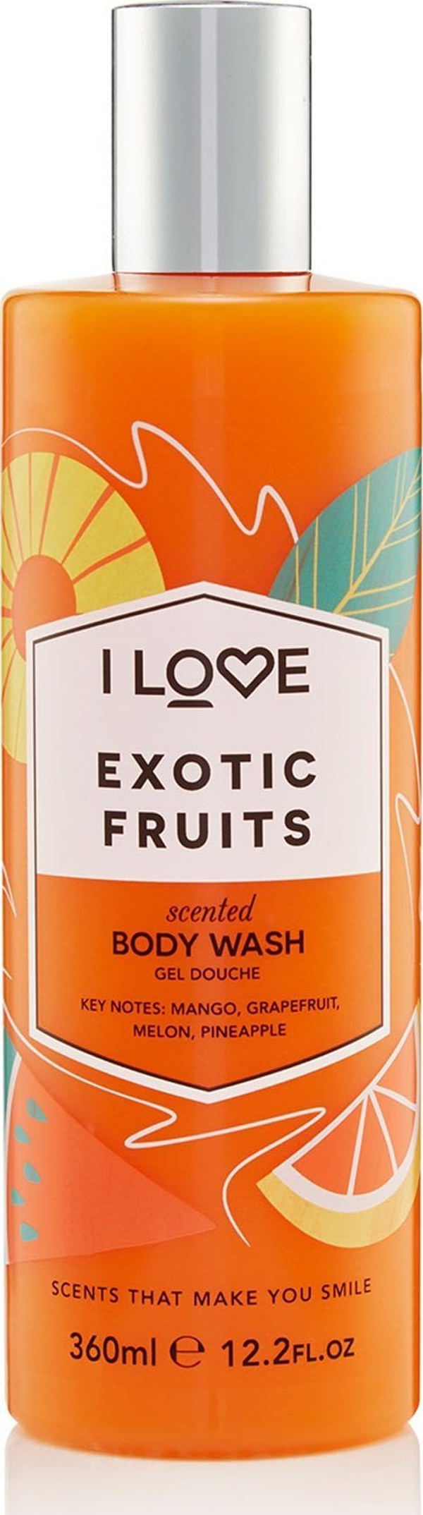 I LOVE_Scented Body Wash Exotic Fruits τζελ ντους και μπάνιου 360ml 12191298 5060351545013