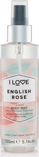 I LOVE_Scented Body Mist αναζωογονητικό body mist English Rose 150ml 12693820 5060351545242