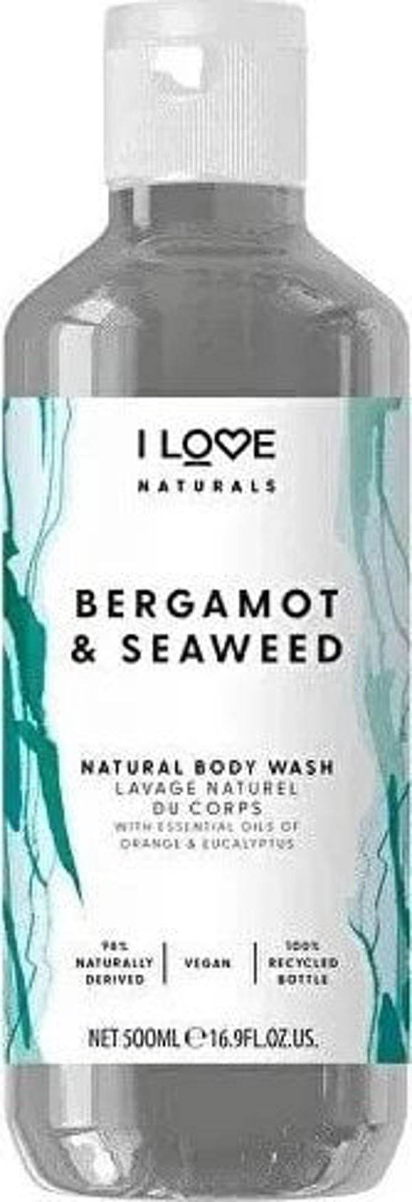 Αγαπώ I Love, Συλλογή Naturals, Vegan, Θρεπτικό, Λάιμ, Τζίντζερ & Κάρδαμο, Αφρόλουτρο, 500 ml Unisex