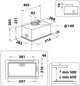 Εντοιχιζόμενος απορροφητήρας Whirlpool WCTH 63F LEB X