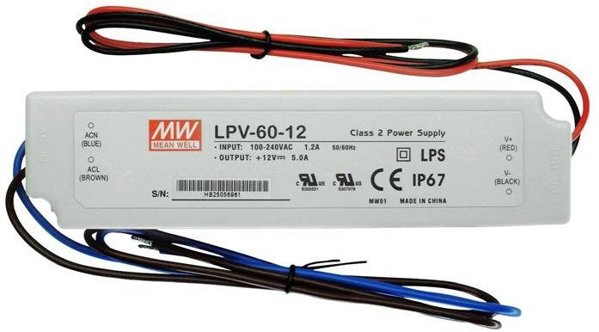 ΤΡΟΦΟΔΟΤΙΚΟ IMPUL LED 60W 12V 5A IP67