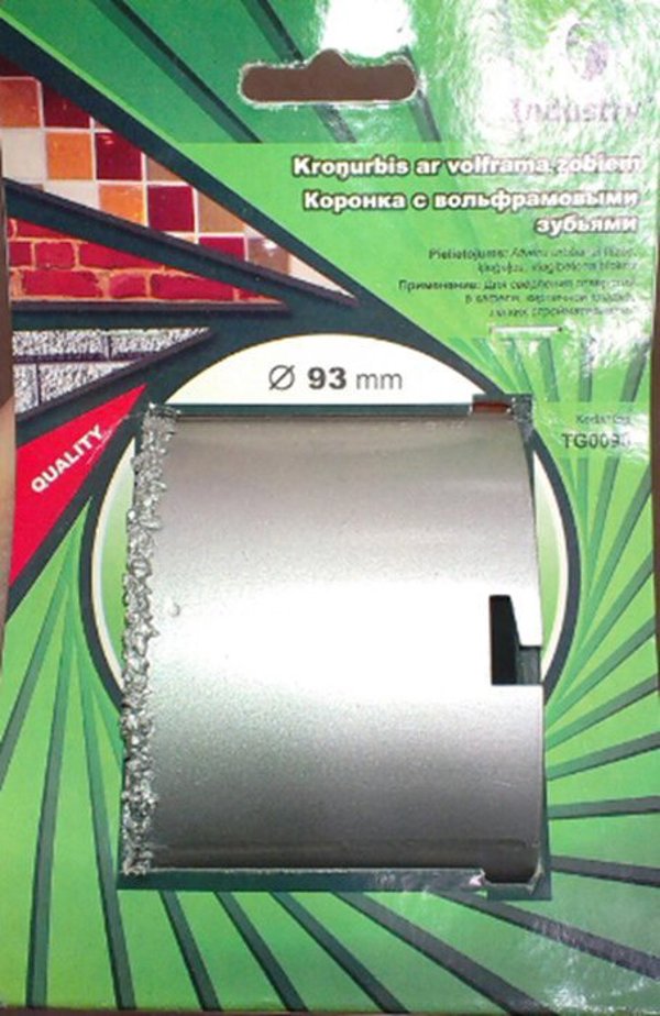 Τρυπάνι καρβιδίου βολφραμίου Industry 93 mm