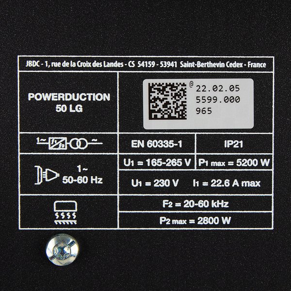 Επαγωγικός θερμαντήρας GYS Powerduction 50LG