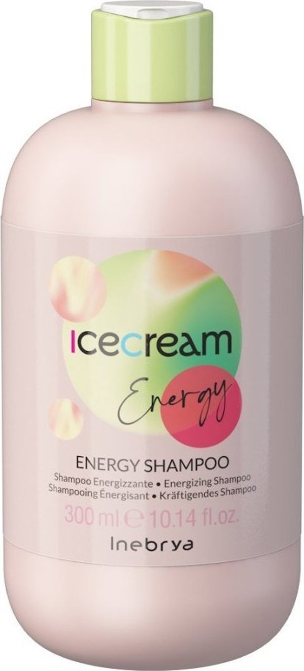 Inebrya Inebrya Ice Cream Energy Σαμπουάν κατά της τριχόπτωσης, 300ml
