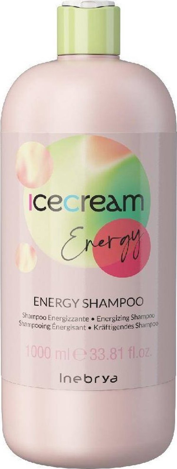Inebrya Ice Cream Energy Ενεργειακό σαμπουάν για αδύναμα και λεπτά μαλλιά 1000ml