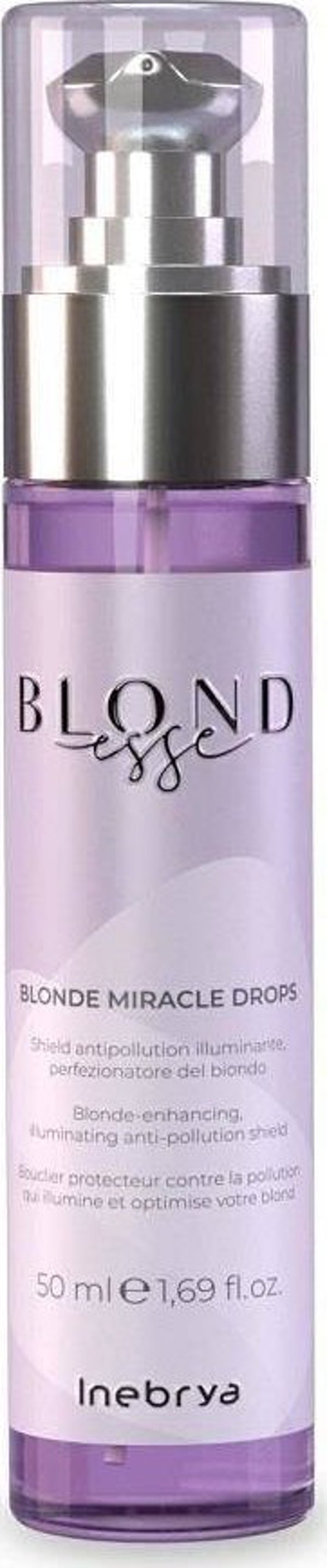 Σταγόνες θαύματος για ξανθά μαλλιά Inebrya Blondesse 50ml