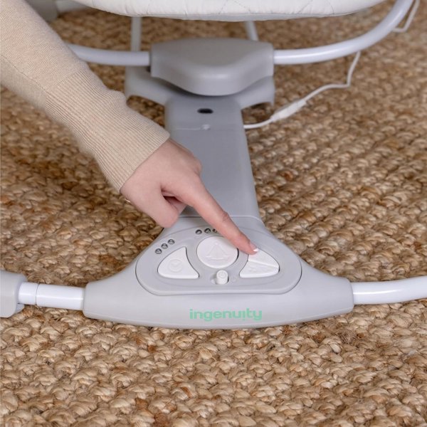 INGENUITY Swing 'n Go Portable Swing COZY SPOT, 0 - 9 m., GREEN, 16968