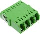 Σύζευξη InLine® LWL, Quad LC/LC, singlemode, πράσινο, κεραμικό μανίκι
