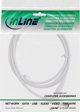 Καλώδιο επέκτασης DC InLine InLine®, αρσενικό/θηλυκό βύσμα DC 5.5x2.1mm, λευκό, 3m