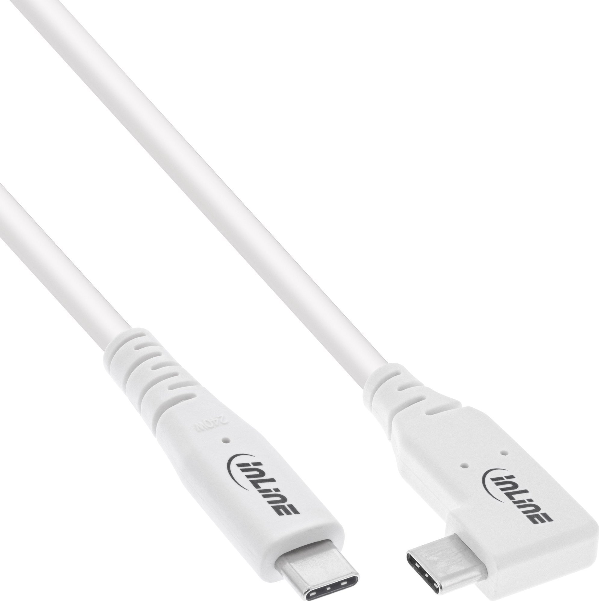 Getters | InLine InLine® USB4 cable, USB Type-C, one side angled, PD ...