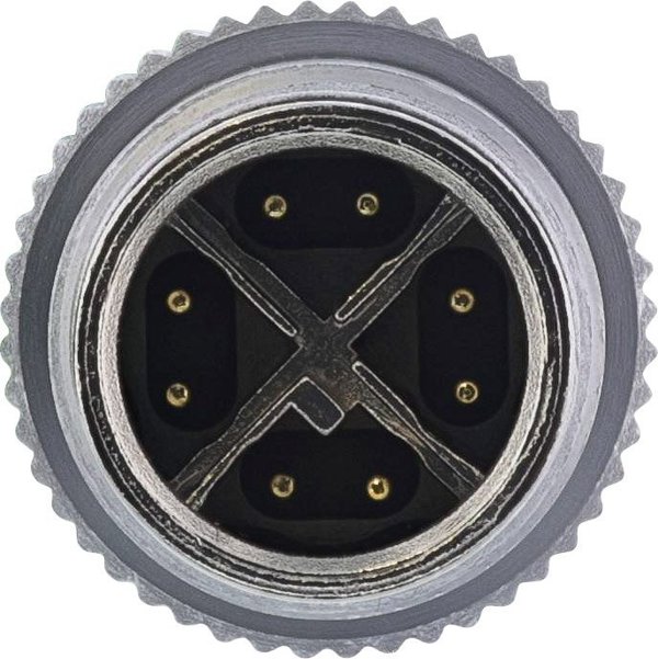 Καλώδιο δικτύου InLine InLine® Industrial, M12 8-pin X-coded αρσενικό/αρσενικό, Cat.6A PUR 10m