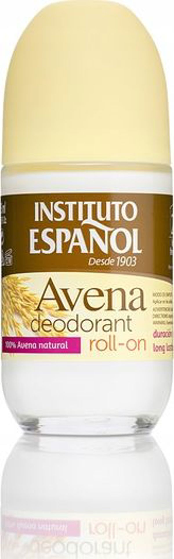 Instituto Espanol Αποσμητικό Roll-On Avena Για Γυναίκες, Χωρίς Αλκοόλ, 75ml