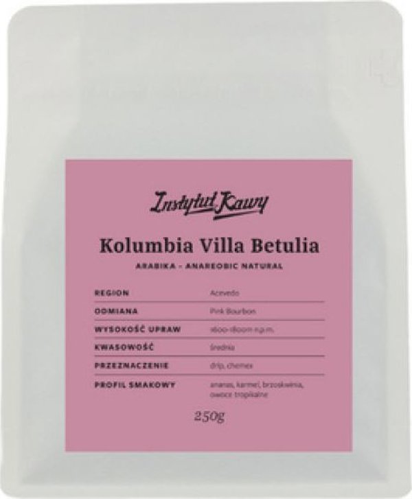 Instytut Kawy - Κολομβία Villa Betulia Natural Anaerobic Φίλτρο 250g
