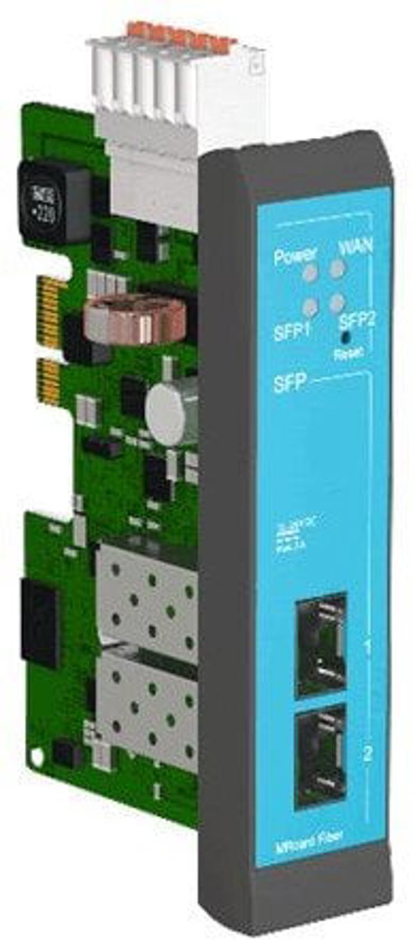 Κάρτα εισαγωγής οπτικών ινών INSYS icom MRcard Gigabit SFP