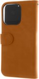 Πολυτελής Θήκη Flip Insmat, Apple iPhone 16 Pro, καφέ