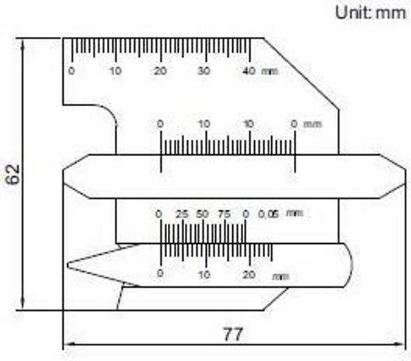 Insize Spoinomierz SPA-40.MS1/MS2 (4838-1)