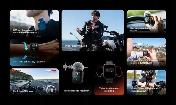 Insta360 GPS Preview Remote με ενσωματωμένο μικρόφωνο