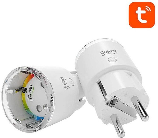 Inteligentne gniazdko WiFi Gosund EP2, 2 szt. 10A Tuya