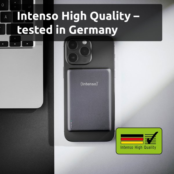Intenso Powerbank MW10000 grau 10000 mAh magnetic wireless