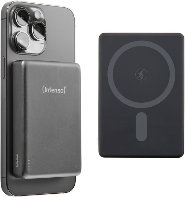 Intenso Powerbank MW10000 grau 10000 mAh magnetic wireless