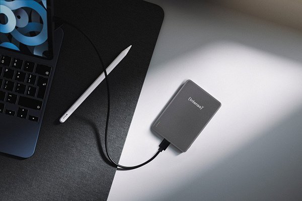 Intenso Powerbank MW10000 grau 10000 mAh magnetic wireless