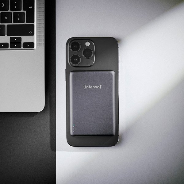 Intenso Powerbank MW10000 grau 10000 mAh magnetic wireless