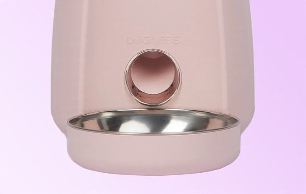 Έξυπνος διανομέας τροφής με πλαστικό μπολ WIFI mini Dogness (ροζ)