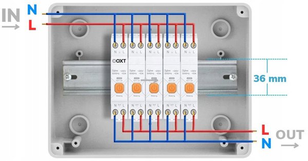 Έξυπνος Ελεγκτής OXT | 63A | Μετρητής | ZigBee | Tuya T337