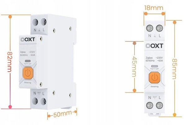 Έξυπνος Ελεγκτής OXT | 63A | Μετρητής | ZigBee | Tuya T337