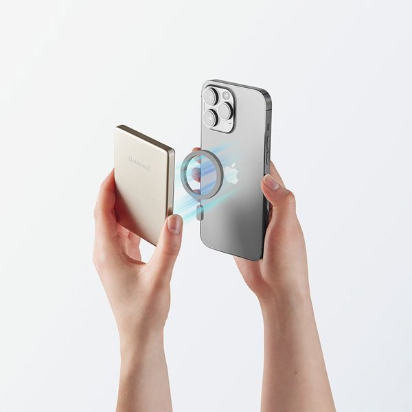 Intenso Powerbank MW10000 champa 10000 mAh magnetic wireless