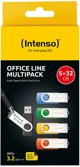 Intenso Office Line USB Stick 32GB 3.2, 5τμχ Πολύχρωμο (Multipack)