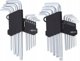 Σετ εξάγωνων κλειδιών L και Torx, 22 τεμ., KS Tools