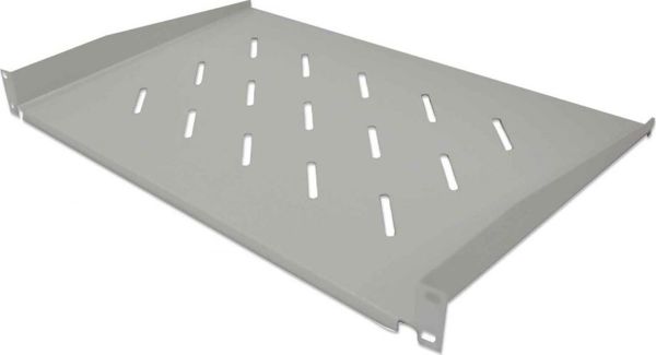Intellinet Network Solutions Ράφι Rack 19" 1U 350mm, Σταθερό, Γκρι, Αντιστατική Βαφή, έως 25kg (715096)