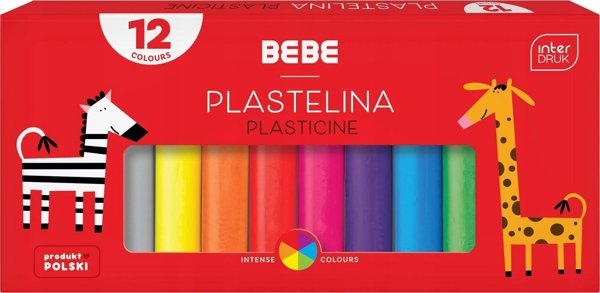 Interprint Πλαστελίνη 12 χρωμάτων B&B Kids 14290471 5902277327260